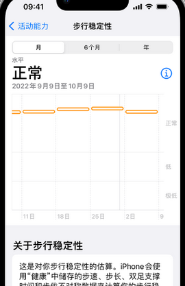 通渭iPhone手机维修如何在iPhone开启'步行稳定性通知'