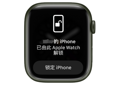 通渭苹果手机维修分享用 AppleWatch 解锁配备面容 ID 的 iPhone方法 