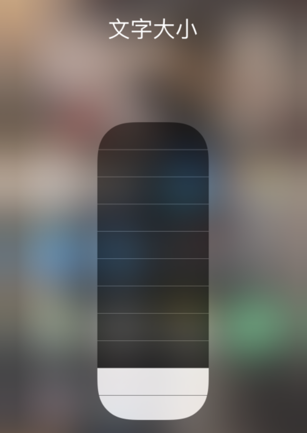 通渭苹果手机维修分享小技巧：在 iPhone 控制中心快速调节字体大小 